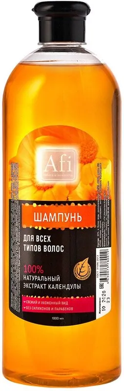 Фото товара: Шампунь Afi календула, 1 л