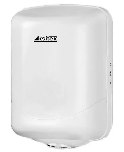 Фото товара: Ksitex А1-14W Диспенсер рулонных полотенец с центральной вытяжкой (механический)