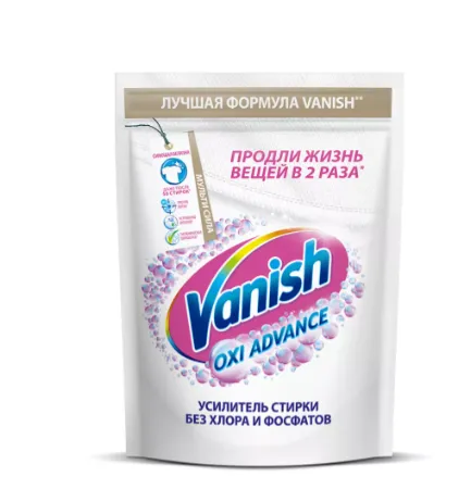 Фото товара: Отбеливатель для тканей Vanish Oxi Advance порошкообразный, 400 г