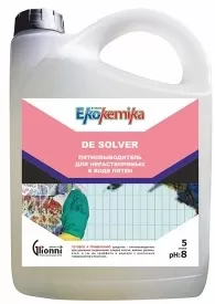 Фото товара: Ekokemika De Solver специальное средство для удаления граффити и следов скотча, жвачки, 5 л