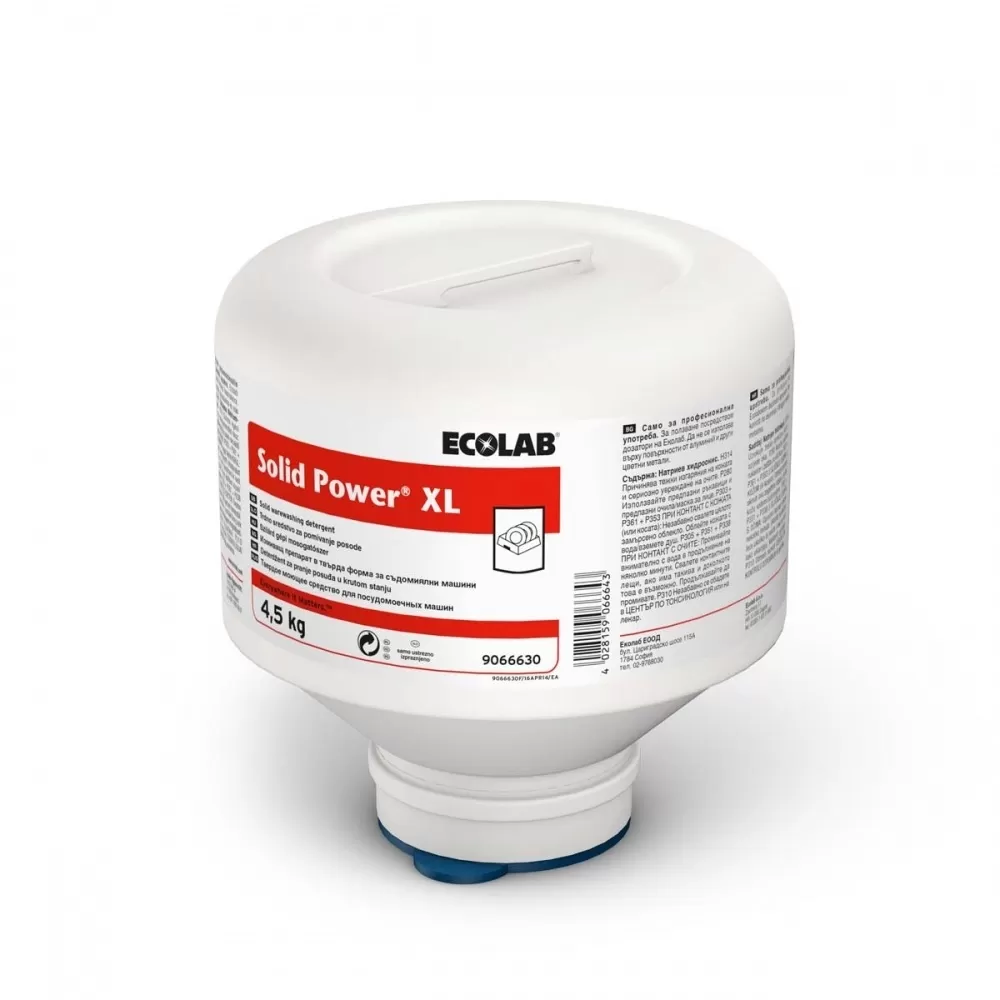Фото товара: Моющее средство для п/м машин SOLID POWER XL  4.5кг, 1/4  9070260