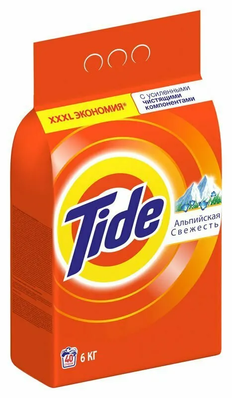 Фото товара: Tide автомат Альпийская свежесть, 6 кг