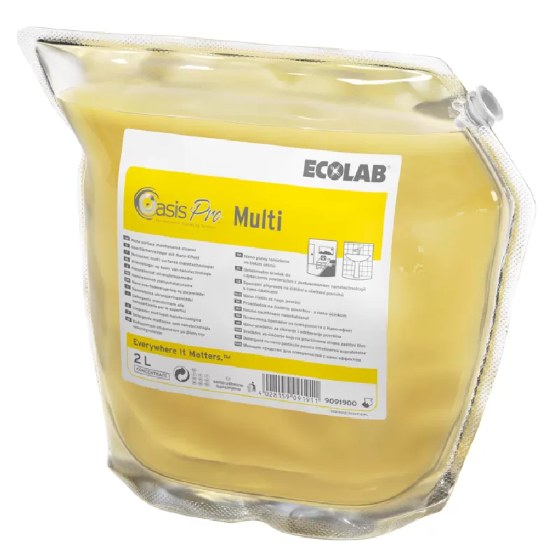 Фото товара: Ecolab Oasis Pro Multi Универсальное моющее средство для поверхностей с нано-эффектом