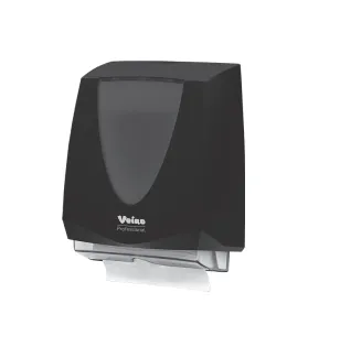 Фото товара: Диспенсер для листовых бумажных полотенец V/Z/W-слож. Veiro Professional PRIMA BLK3, черный