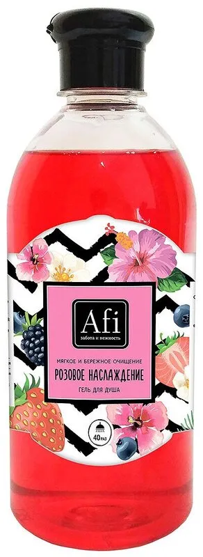 Фото товара: Гель для душа Afi Розовое наслаждение, 500 мл
