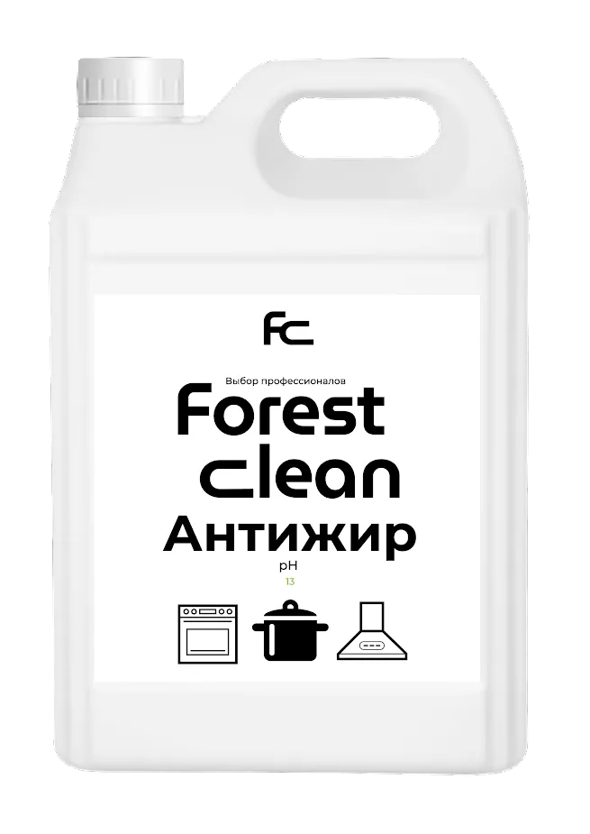 Фото товара: Forest clean чистящее средство Антижир для дома и кухни 5 л.