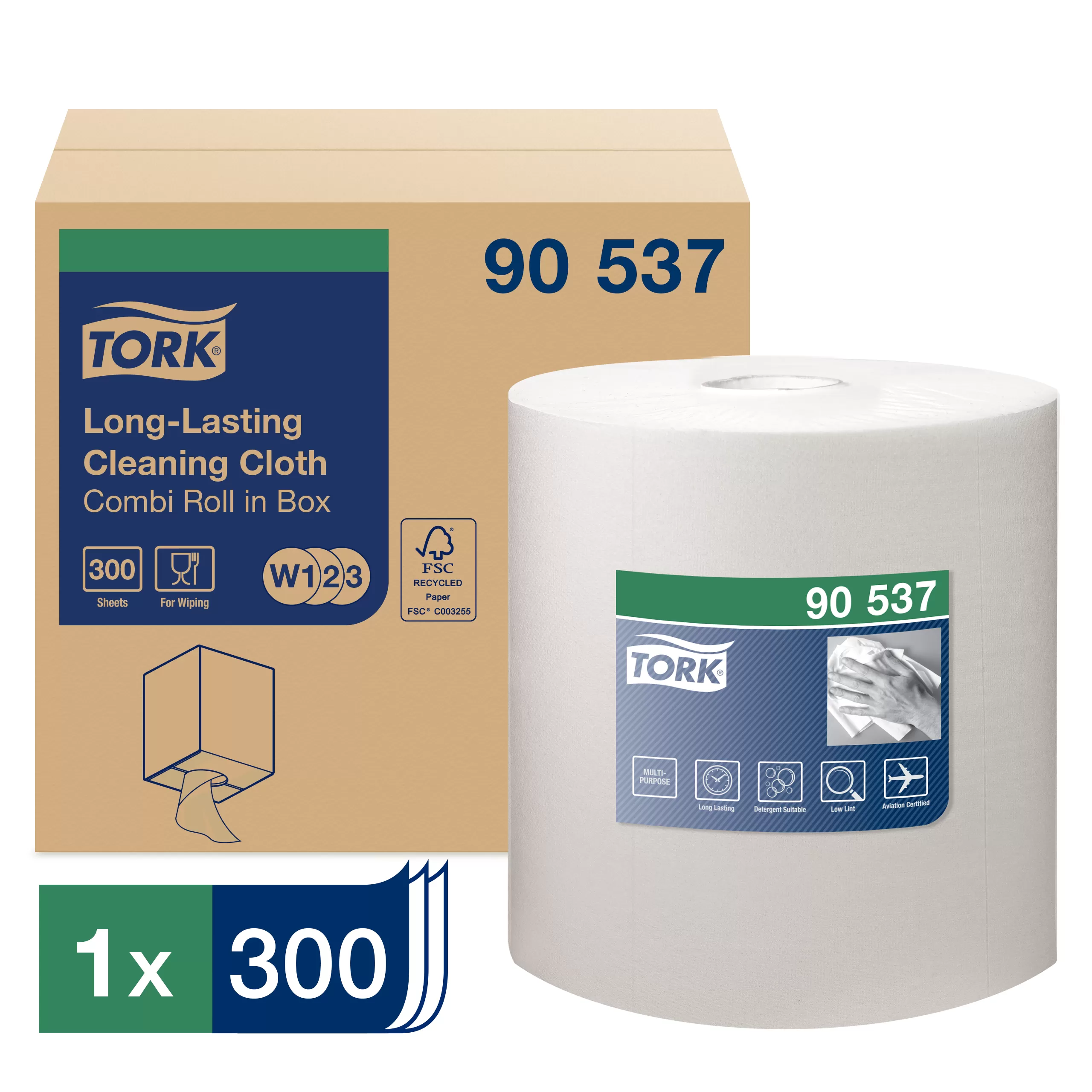 Фото товара: Нетканый материал Tork для интенсивной очистки