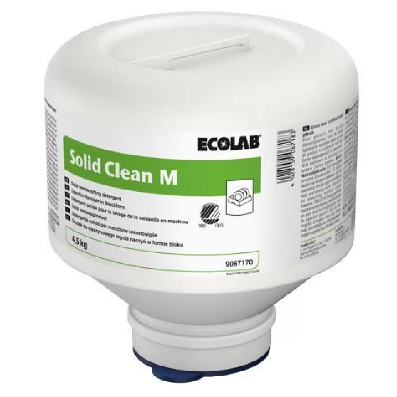 Фото товара: Ecolab Solid Clean M концентрированное твердое моющее средство для посудомоечных машин для воды средней жесткости