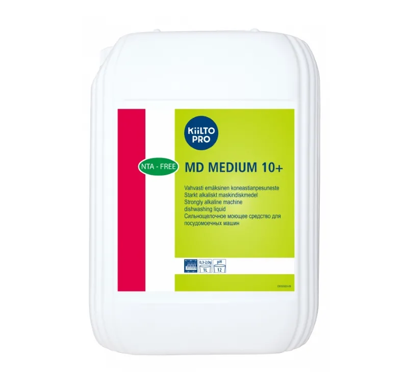 Фото товара: Средство для ПММ 10л Kiilto MD1 MEDIUM 10+ сильнощелочное