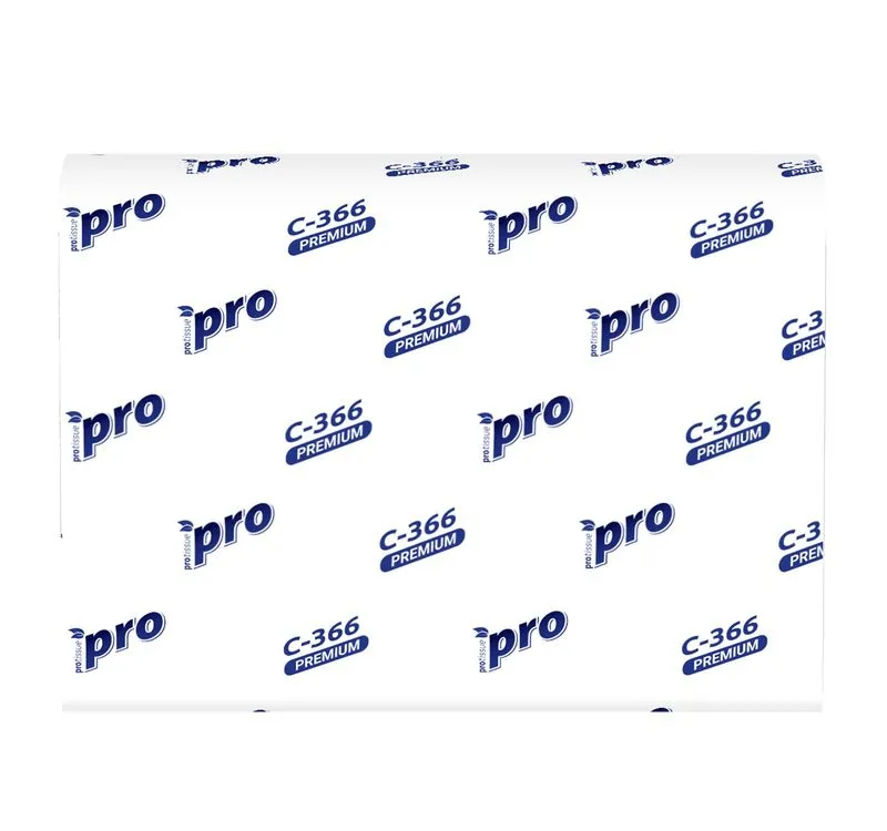 Фото товара: Полотенце бумажное PROtissue Premium Z-слож. 2-сл. 200 л./упак. белое (C366) (20 шт.)