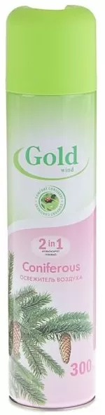 Фото товара: Освежитель воздуха «Gold Wind» Хвойный 300мл/12шт