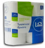 Фото товара: Туалетная бумага Lime в стандартных рулонах 2 сл белая 21 м