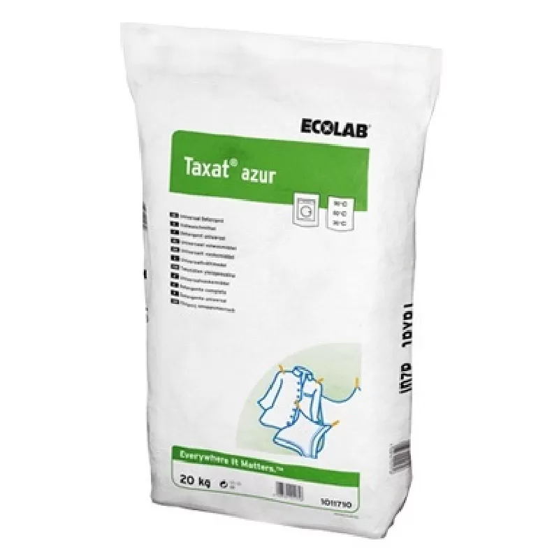 Фото товара: Ecolab Taxat Azur порошок для стирки белья с отбеливающим эффектом