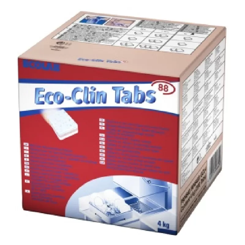 Фото товара: Ecolab Eco-Clin Tabs 88 таблетки для посудомоечной машины