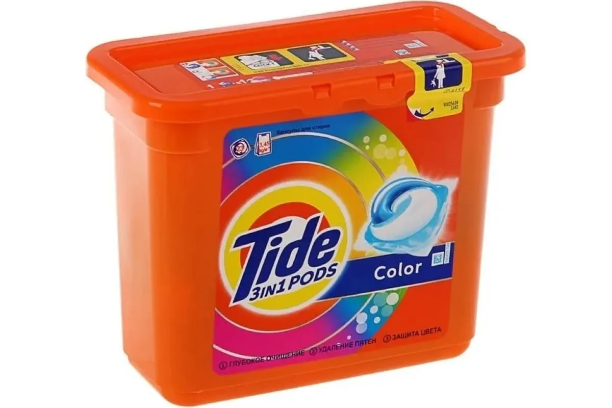 Фото товара: Tide жидкий в капсулах Color 23 шт.×22,8 г