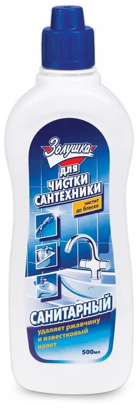 Фото товара: Санитарный Золушка для чистки сантехники, 500 мл