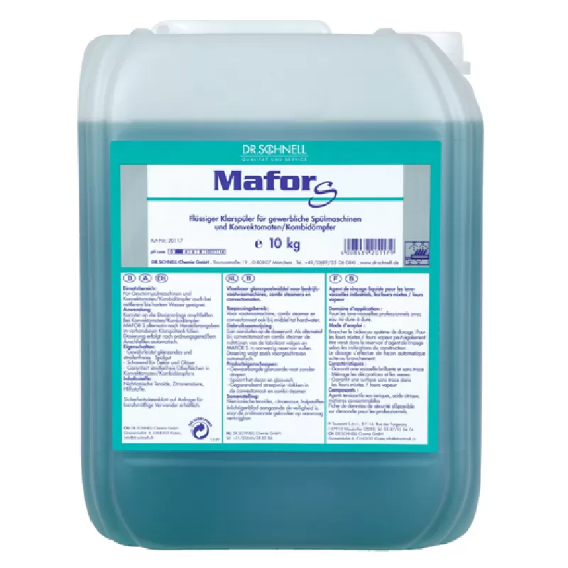 Фото товара: Mafor S (Мафор С) - Универсальное кислотное ополаскивающее средство