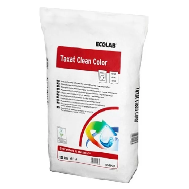 Фото товара: Ecolab Taxat Clean Color порошок для стирки цветного белья при низкой температуре