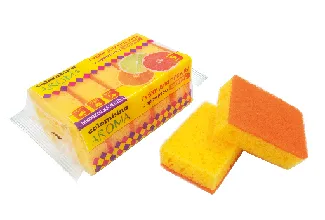 Фото товара: Губки для мытья посуды Colombina AROMA «Цитрус», 5 шт.