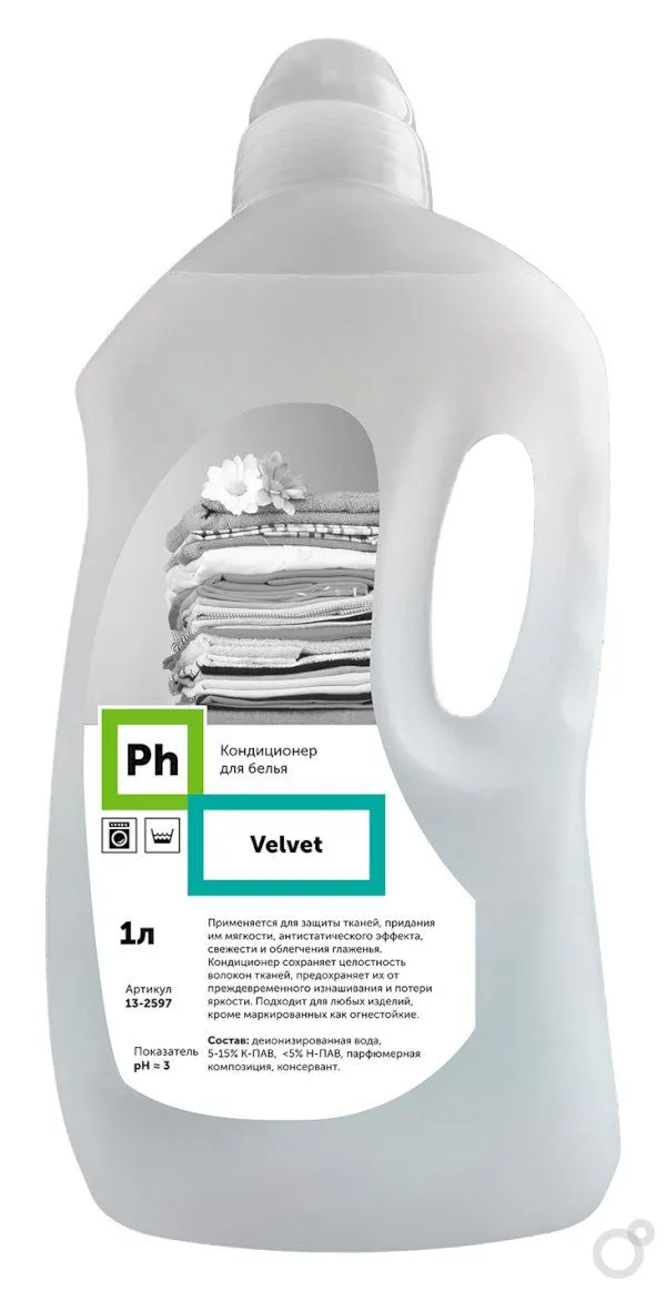 Фото товара: Ph Velvet Кондиционер для белья, 1 л