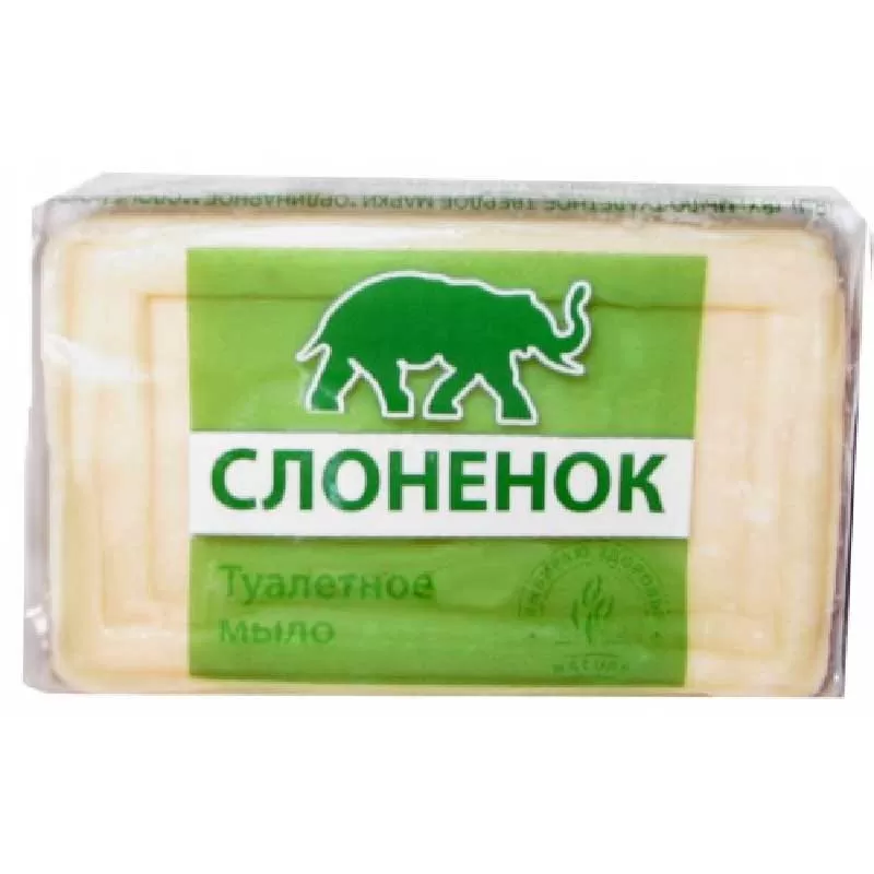 Фото товара: Мыло туалетное СЛОНЕНОК б/об, 100 гр.1/80 39809
