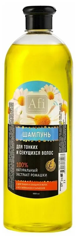 Фото товара: Шампунь Afi ромашка, 1 л