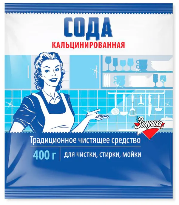 Фото товара: Золушка Сода кальцинированная, 400 г