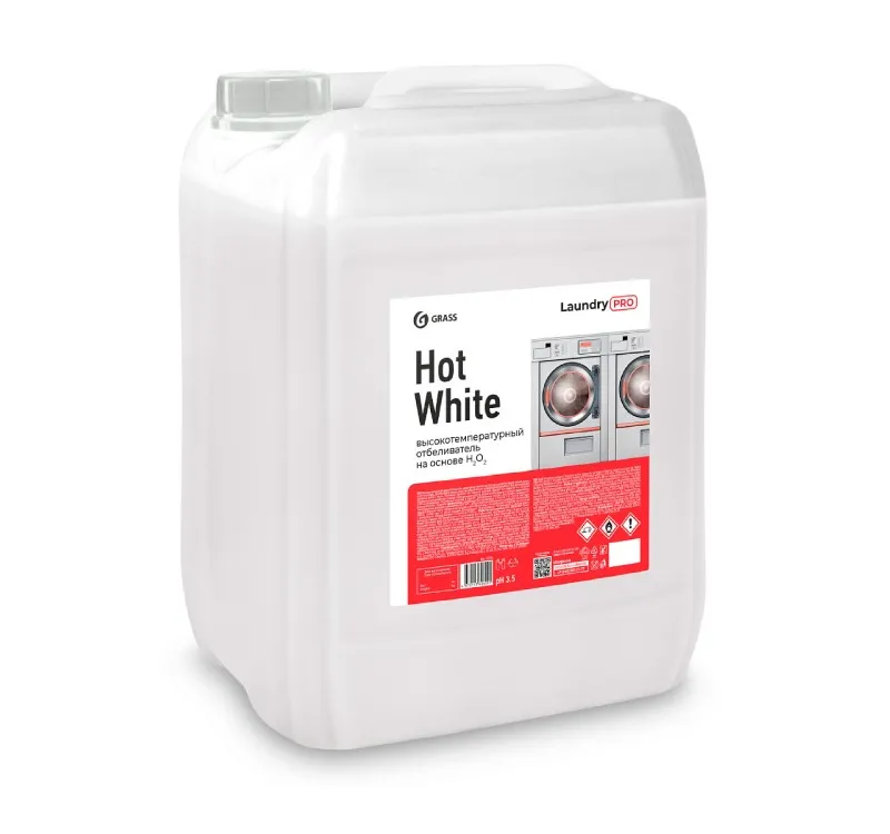 Фото товара: Высокотемпературный отбеливатель на основе H2O2 Hot White, 20 л