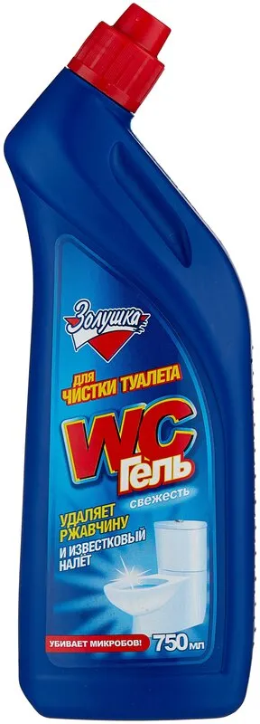 Фото товара: WC гель Золушка Свежесть, 0.75 л