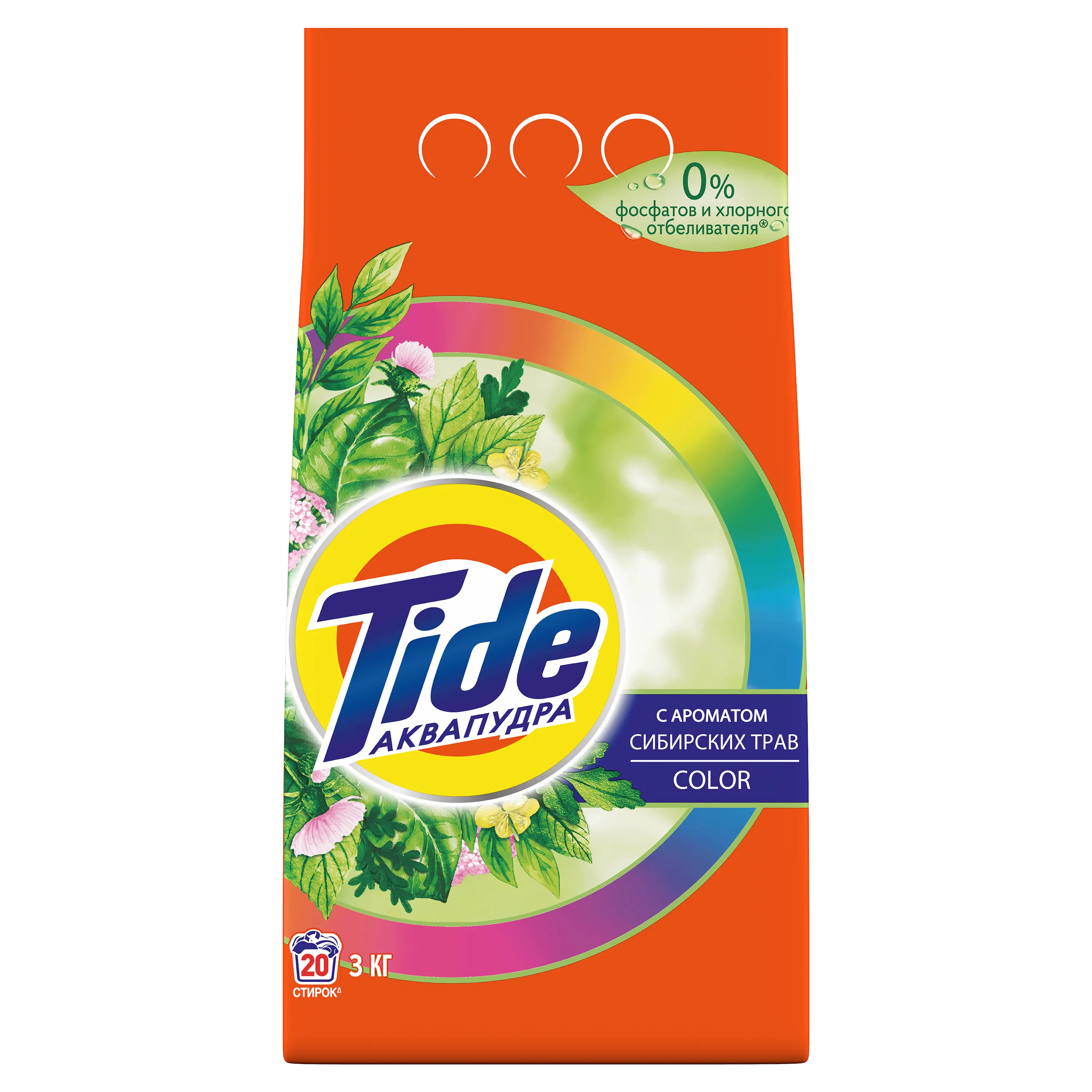 Фото товара: Tide автомат Color Сибирские травы, 3 кг