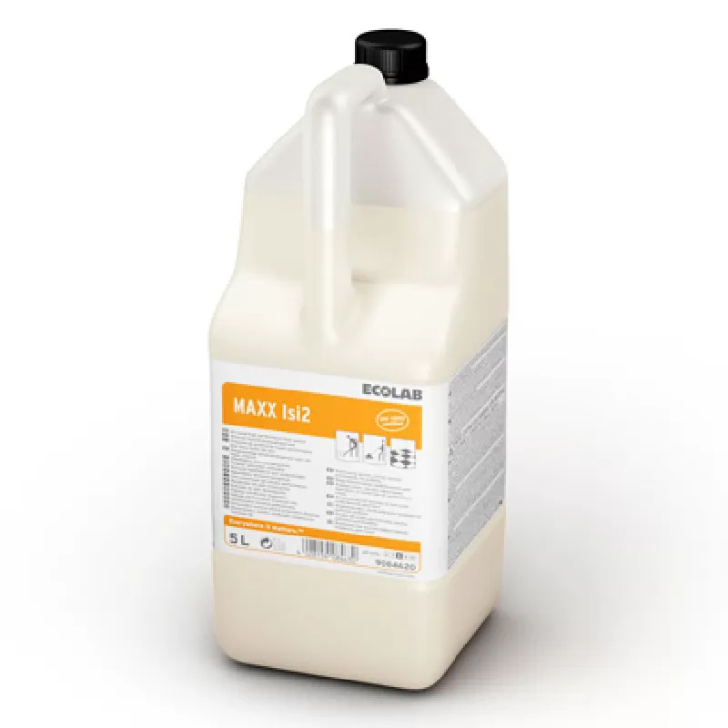 Фото товара: Ecolab Maxx Isi2 (Макс Изи2) защитный лак для напольных покрытий 5 л