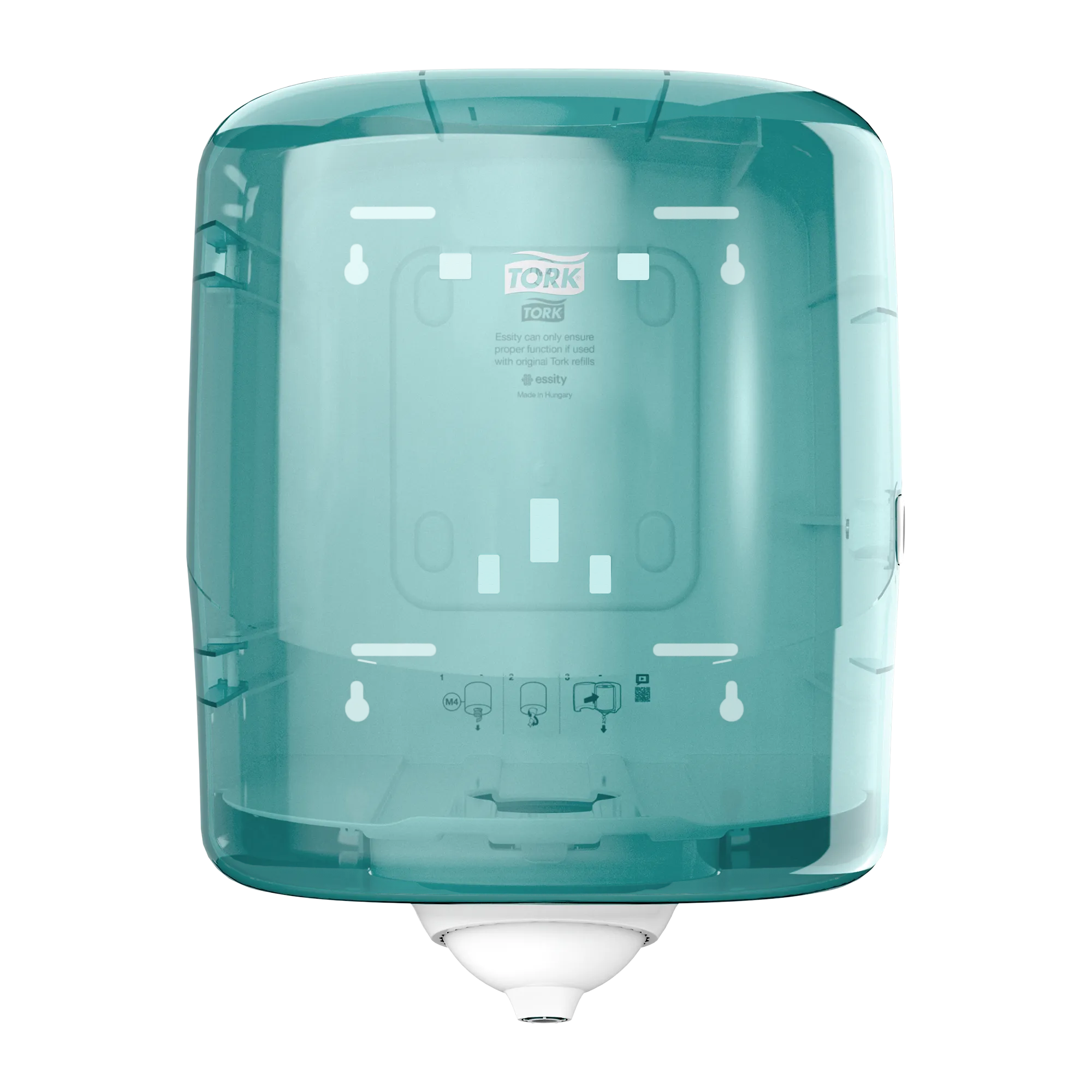 Фото товара: Tork Reflex™ диспенсер с центральной вытяжкой бирюзовый 473180