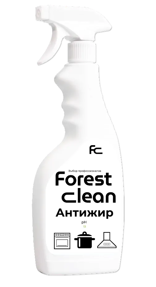 Фото товара: Forest clean чистящее средство Антижир для дома и кухни 500 мл.