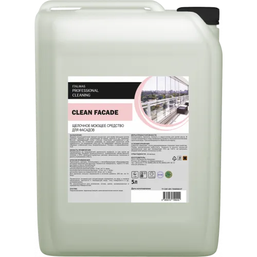 Фото товара: Щелочное моющее средство для фасадов IPC CLEAN FACADE, 5 л