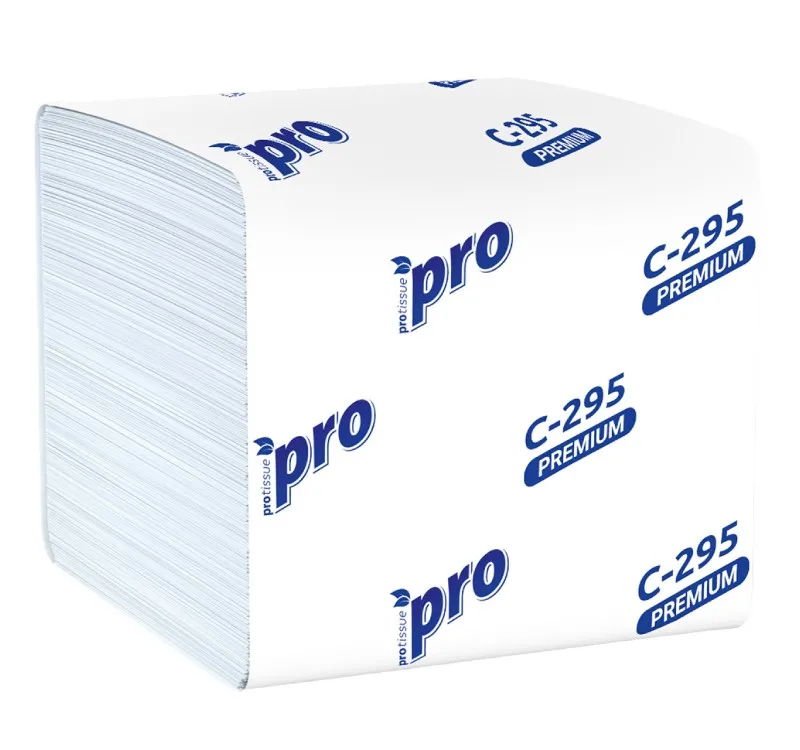Фото товара: Салфетки бумажные PROtissue Premium 2-сл. 10,5х21 200 л./упак. белые (С295) (40 пач.)