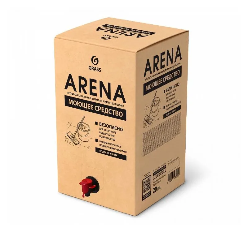 Фото товара: Средство с полирующим эффектом для пола «Arena Водяная лилия» (bag-in-box 20,1 кг)