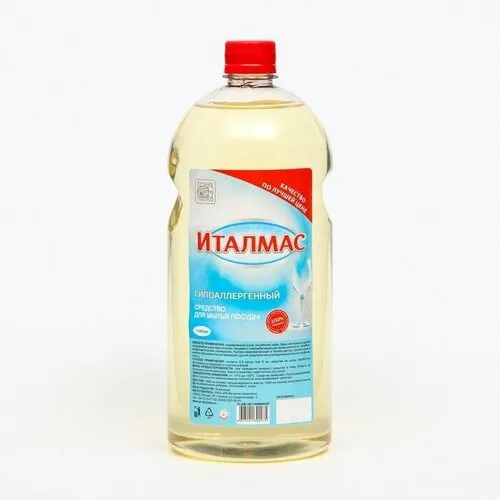 Фото товара: Моющее для посуды Италмас Гипоаллергенный, 1,5 л