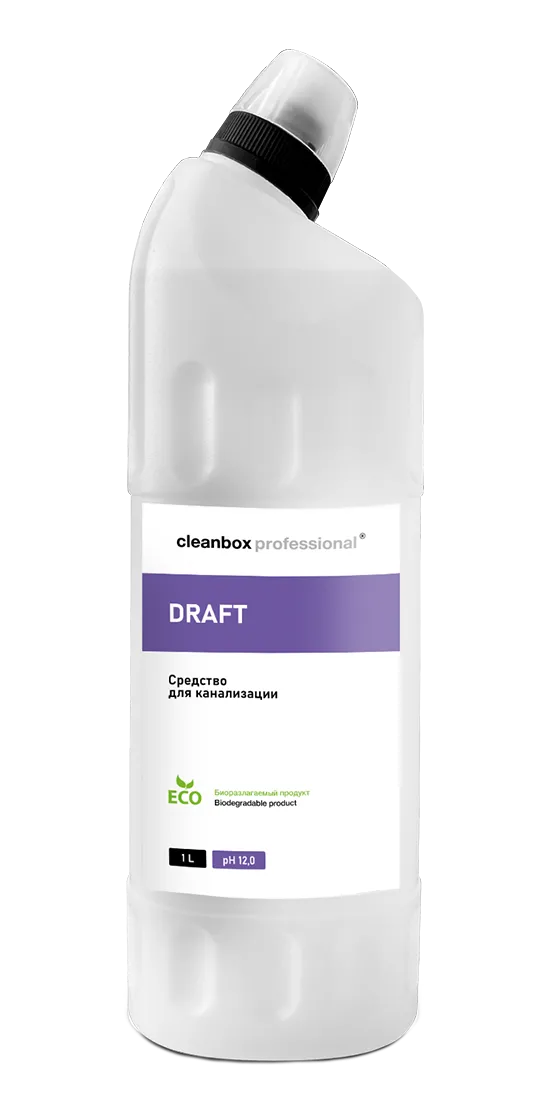 Фото товара: Средство для канализации CleanBox Professional DRAFT, 1 л