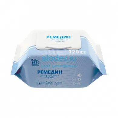 Фото товара: Дезинфицирующие салфетки «Ремедин», 120 шт.