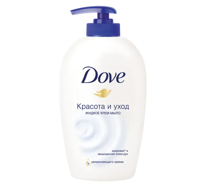 Фото товара: Мыло-крем Dove с дозатором Красота и уход 250 мл
