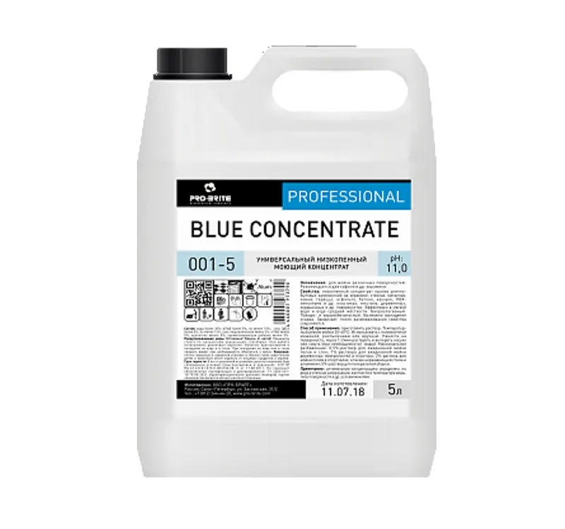 Фото товара: Средство универсальное моющее  5л Pro-Brite BLUE CONCENTRATE для кафеля и керамики (001-5)