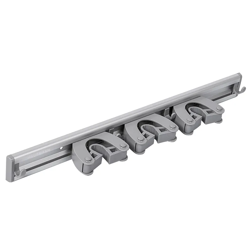Фото товара: Держатель для швабр Hausmann Mop Holder 41×6×4,2 см, серый