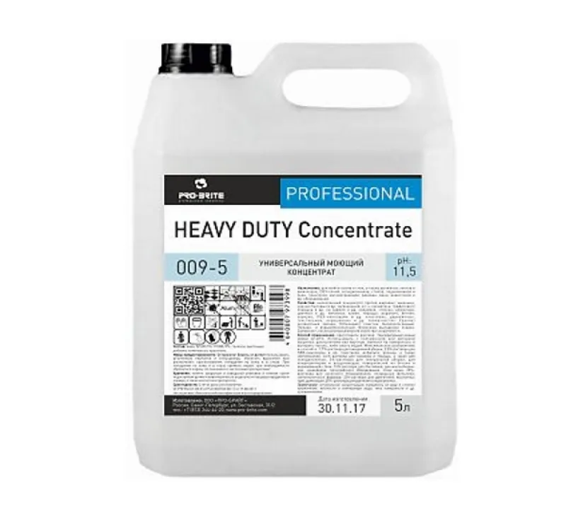 Фото товара: Средство универсальное моющее  5л Pro-Brite HEAVY DUTY Concentrate (009-5)
