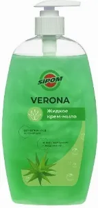 Фото товара: Жидкое мыло SIPOM Verona Алоэ Вера, 750 мл