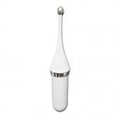 Фото товара: Lime Ёрш настенный для туалета с подставкой из пластика с покрытием Soft Touch 45х015х7.2 см