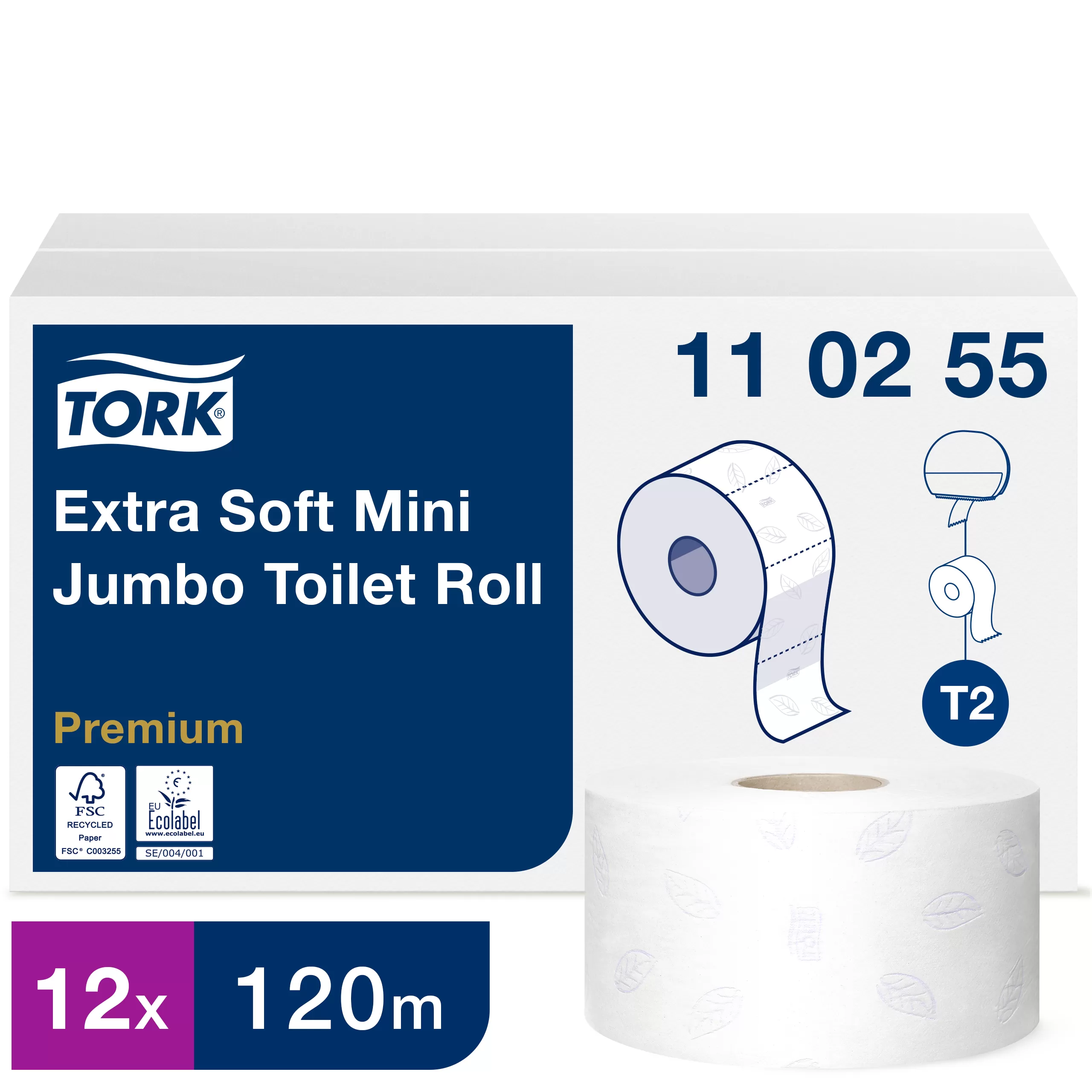 Фото товара: Tork туалетная бумага в мини рулонах ультрамягкая