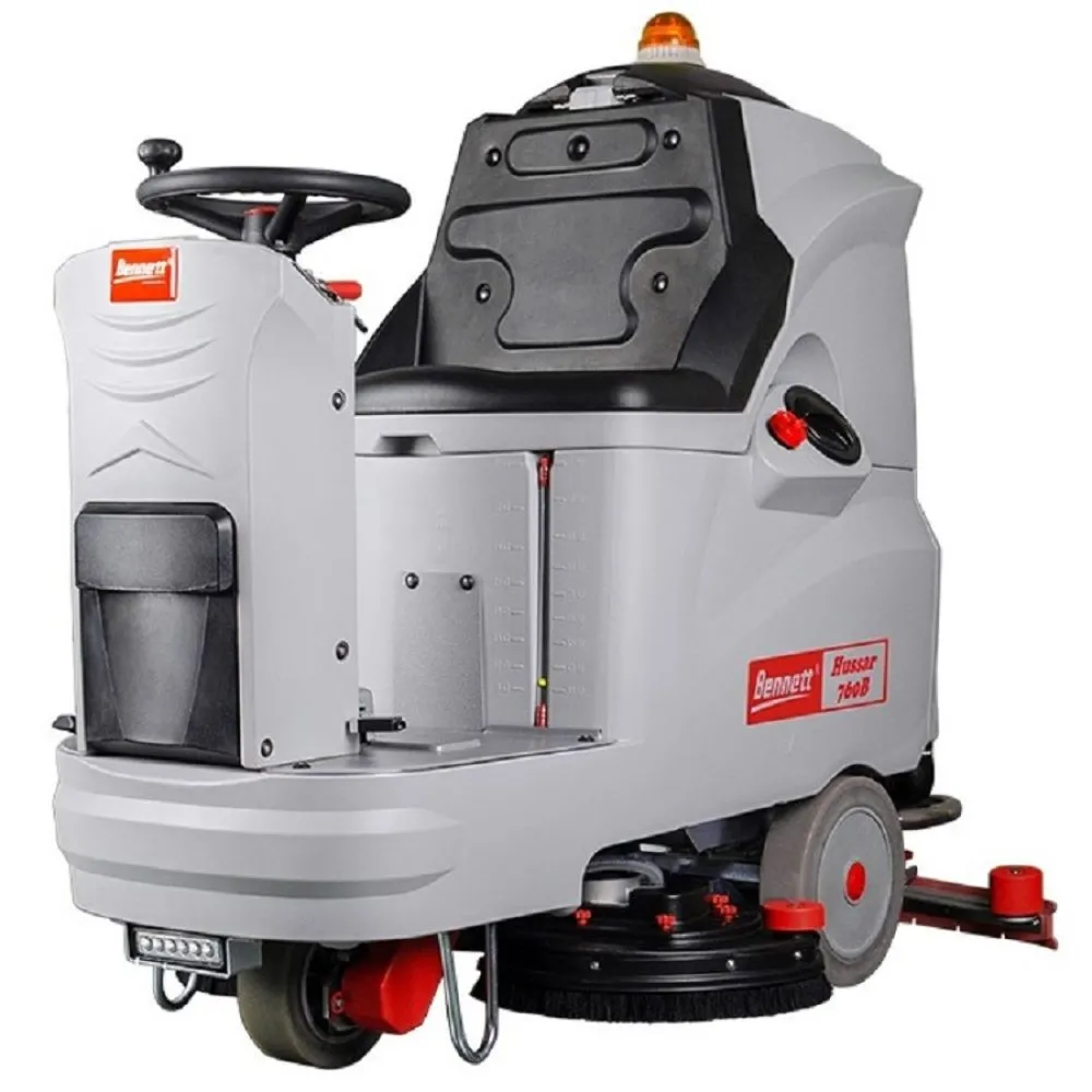 Фото товара: Аккумуляторная поломоечная машина с местом оператора Bennett Hussar H760b (с литиевым АКБ 300 Ач)