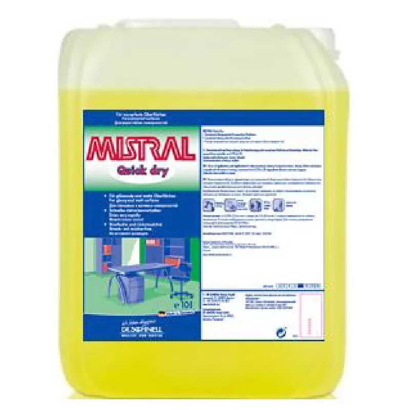Фото товара: Mistral QuickDry (Мистраль Квик Драй – Нейтральное средство  для водостойких матовых и глянцевых поверхностей