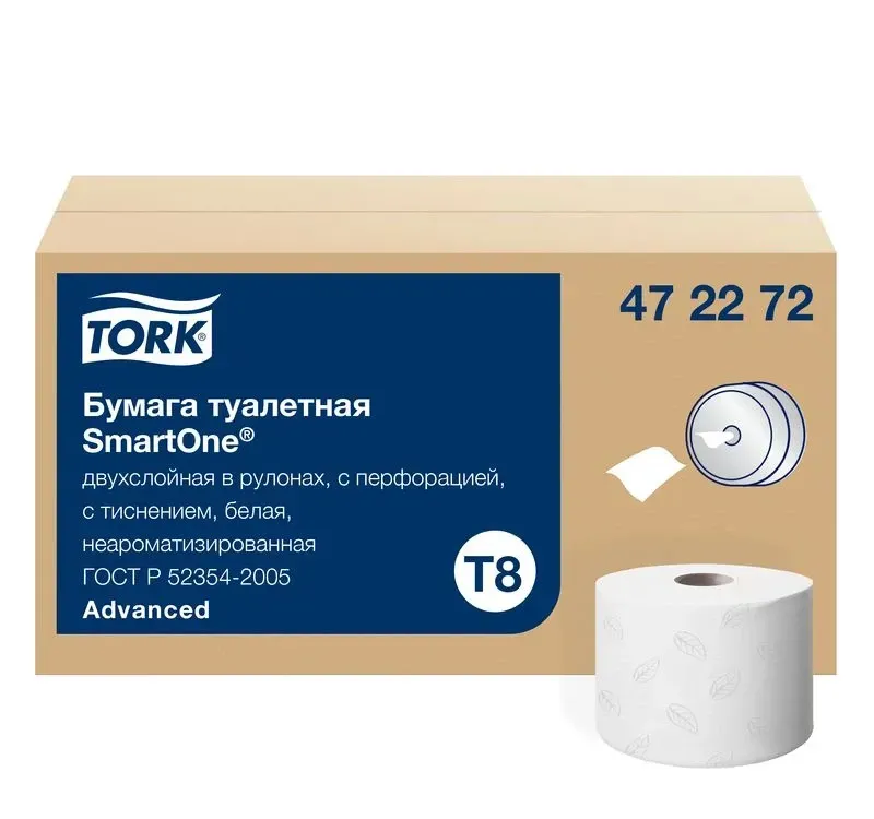 Фото товара: Tork SmartOne® туалетная бумага в рулонах