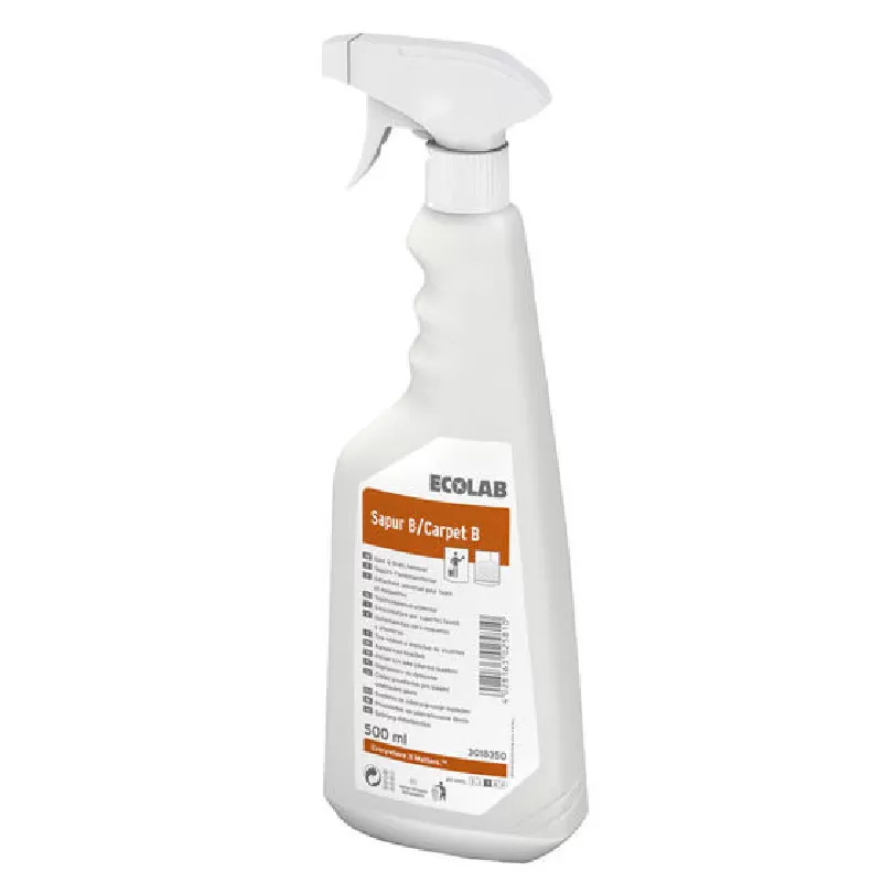 Фото товара: Ecolab Sapur B / Carpet B средство для удаления пятен масла, сливок, смолы, крема для обуви, мастики с ковровых покрытий